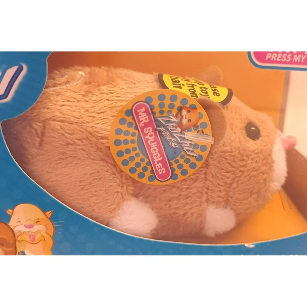 Zhu Zhu Pets Mr Squiggles Tan Hamster 2008 Cepia Toy 86651 New Sealed NIB